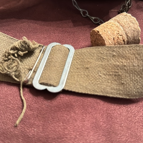 Vintage Mirro Metal Blanket Wool Water Drink Canteen 2 Qt w/ Strap Rustic Decor - Picture 4 of 5